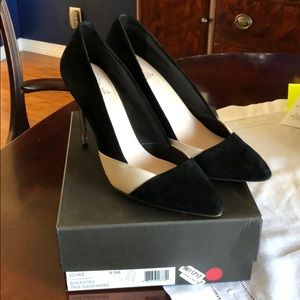 Vince Camuto two-tone heels